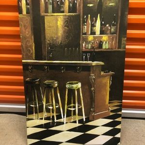 🍻Canvas Art - Nostalgic Bar Scene